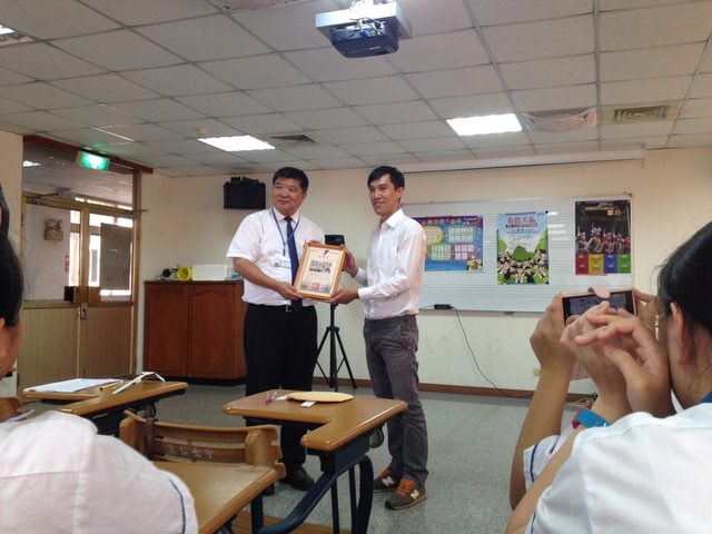 回到久違的母校（2015.6.11）