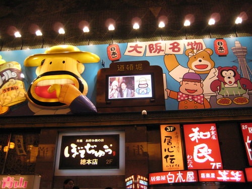 大阪、神戶跨年夜—大阪道頓堀（2008.12.30）