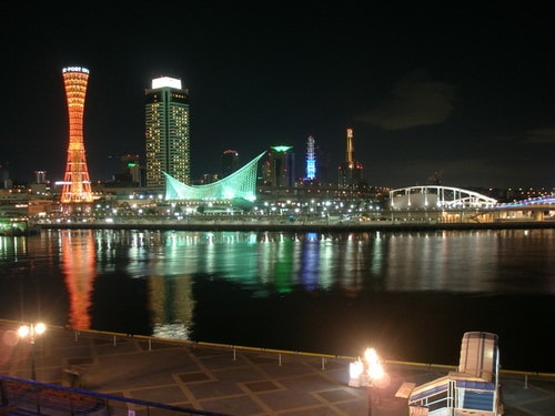 大阪、神戶跨年夜—神戶異人館、港口夜景（2008.12.31）