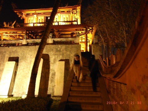 與老師漫步在台南街頭（2010.3.7）
