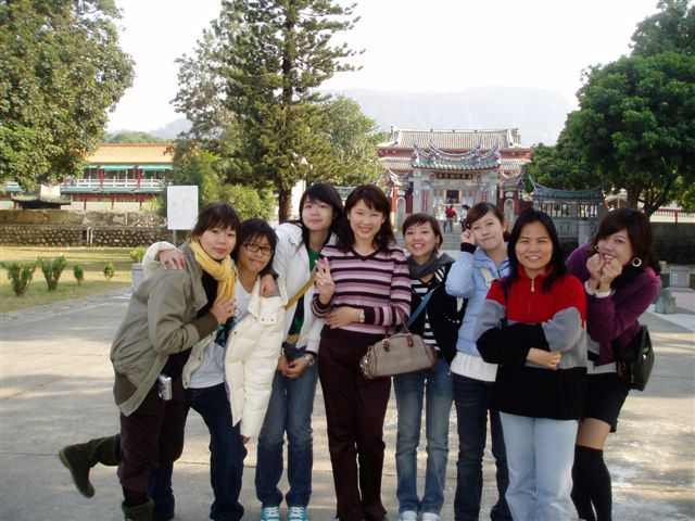 2005.12 日三A關子嶺班遊:大仙寺合影-1