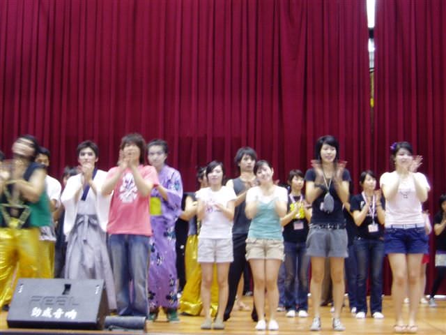 2007.3.28 畢業公演:謝幕舞（清晨排練）拍拍手