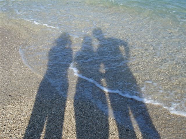 2006.8 夏日墾丁（舊相簿新敘述）:三人影