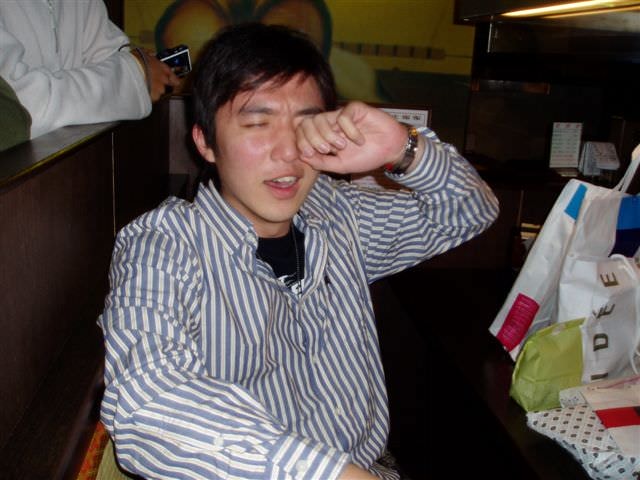 2007.1.19 班級聚餐（燒烤店）:被老師處罰的超人