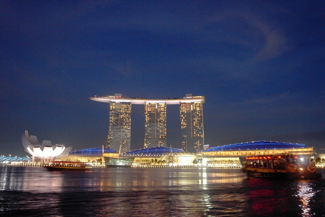 朝聖之旅（2011.3.24-27）:金沙飯店的夜景