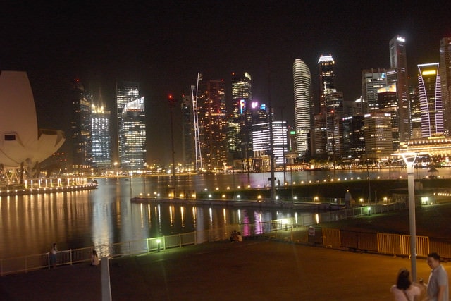 朝聖之旅（2011.3.24-27）:新加坡的夜景好美