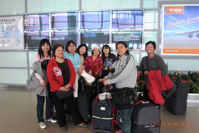 朝聖之旅-2 (2011.4.16-18）:要回去台灣了，真依依不捨呀。