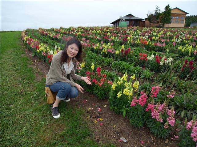 東瀛留學日記-夏日北海道（09.7.14-16）:丸子又要入鏡，可惜頭髮太亂！