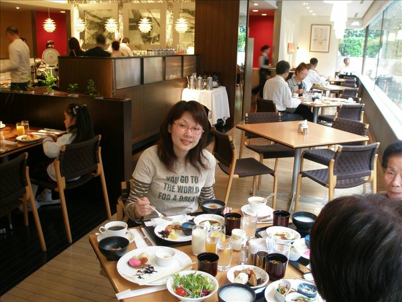 東瀛留學日記之挑戰不可能任務(09.3.29-4.1):不太吃早餐的丸子住在這間飯店時，每天都很期待吃這邊豐富的早...