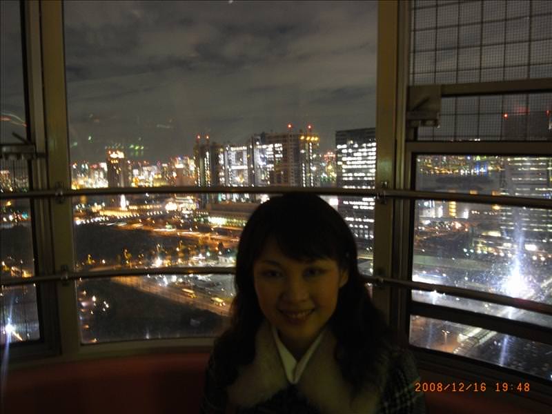 東瀛留學日記之東京行(2008.12.16 泰國料理&台場):一邊是大樓一邊是摩天輪