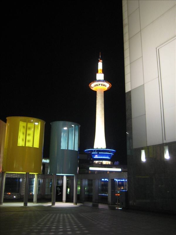 東瀛留學日記之京都嵐山賞楓(2008.12.1):京都塔