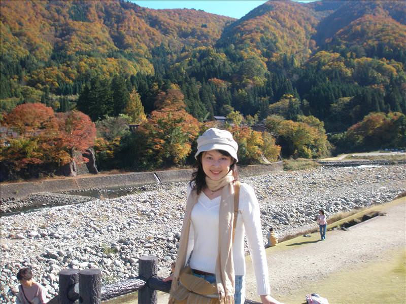 東瀛留學日記之又見合掌村高山古街(2008.11.5-6):滿山紅葉的美景