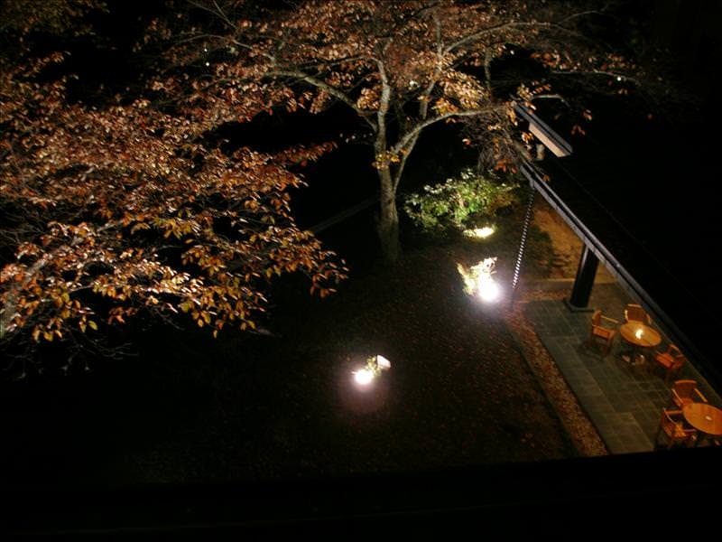 東瀛留學日記之又見合掌村高山古街(2008.11.5-6):往下看飯店的一隅