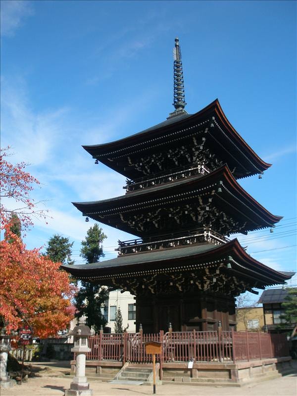 東瀛留學日記之又見合掌村高山古街(2008.11.5-6):三重塔