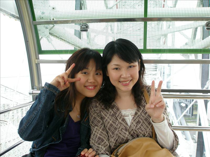 東瀛留學日記之長島樂園(2008.9.28):玩了一部份，先坐上摩天輪休息