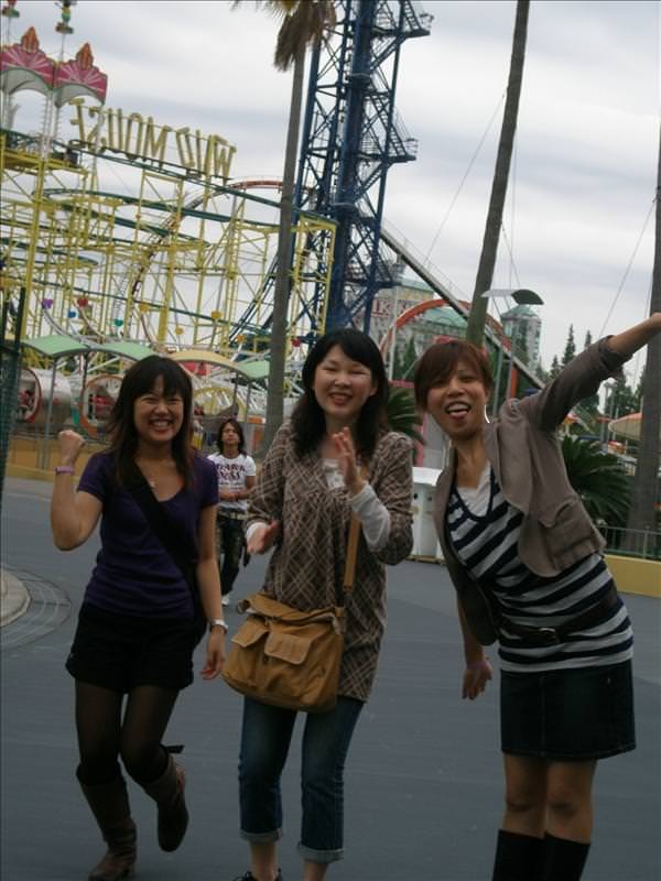 東瀛留學日記之長島樂園(2008.9.28):但是上陣前三人內心怕怕