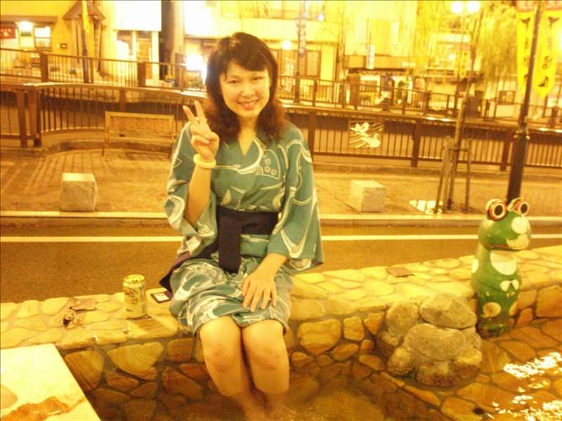 東瀛留學日記之戀戀溫泉(2008.9.23-24):再來一張（看到照片的感想：該減肥了>_<）