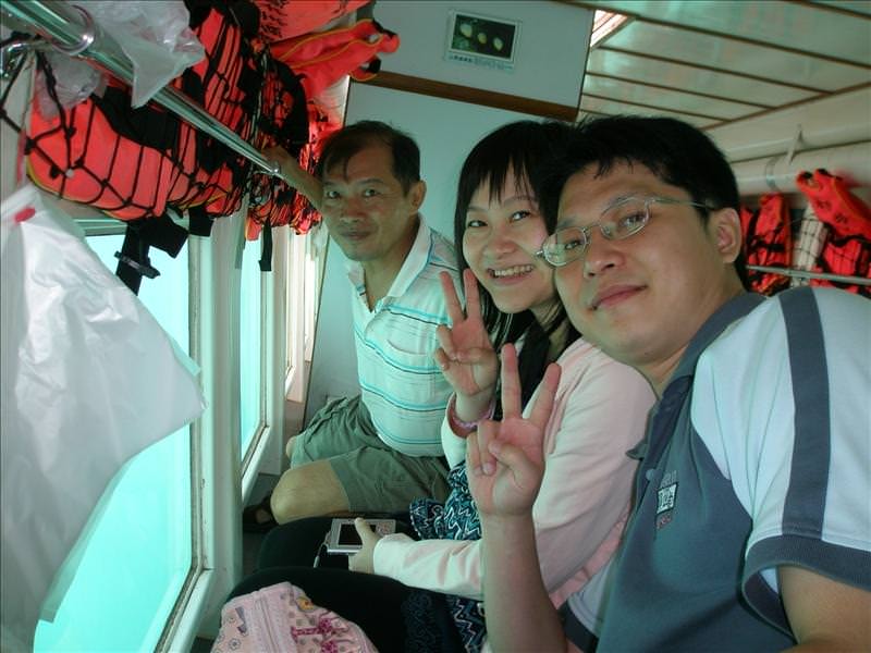 2008.8.13-14 又見墾丁天氣晴:坐半潛艇欣賞海底珊瑚