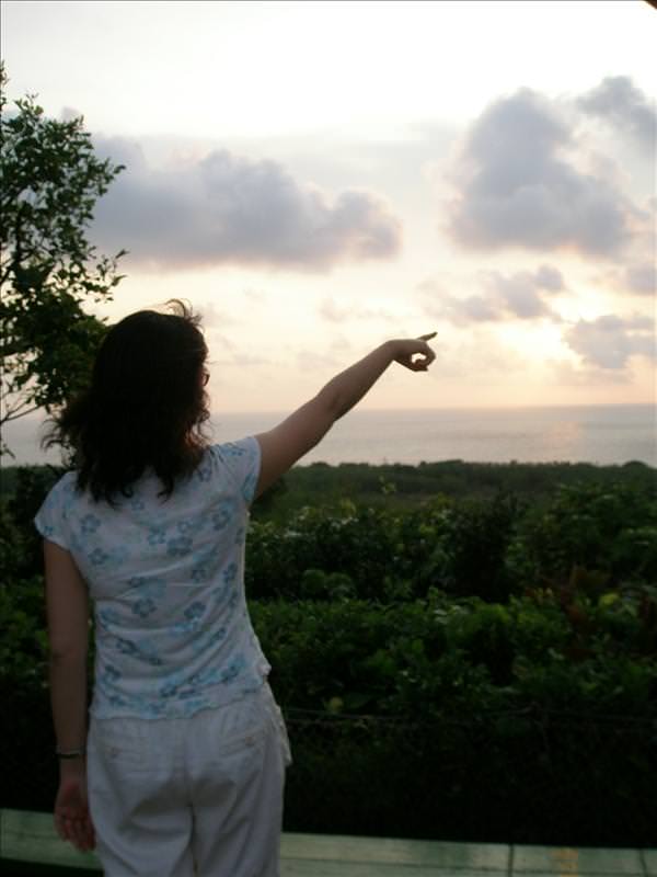 2008.8.13-14 又見墾丁天氣晴:丸子也要拍夕陽寫真