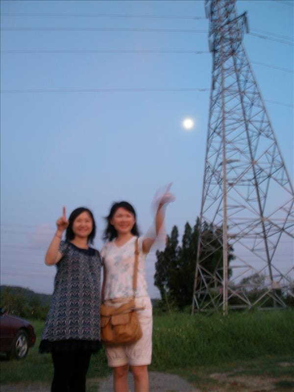 2008.8.13-14 又見墾丁天氣晴:這張雖然糊掉了，但很有fu，丸子+孕婦