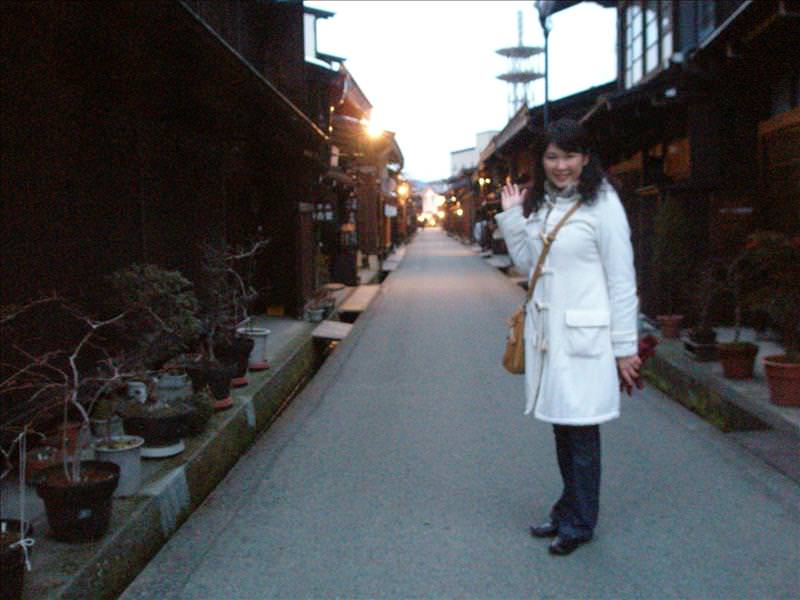 東瀛留學日記之童話世界篇(2008.1):傍晚的高山古街
