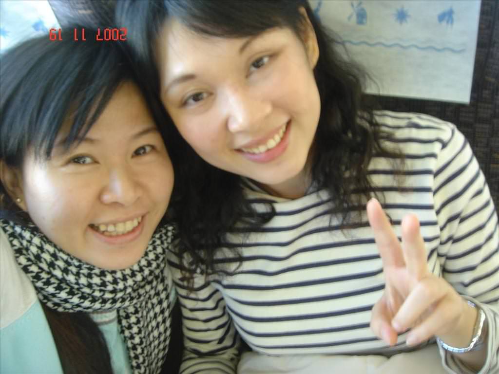 東瀛留學日記之吃喝玩樂篇(2007.11):離開名古屋前往大阪，在電車內