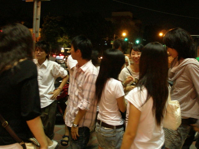 2007.6.16 請微笑地說再見:畢業典禮結束後一起去吃晚餐